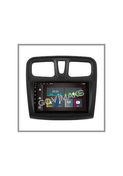 Renault Symbol 2013-2021 Uyumlu 4 Gb Ram 64 Gb Hafıza Androıd Multımedıa Teyp 9"
