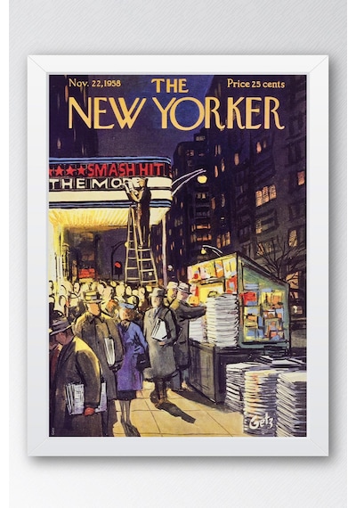 The New Yorker Çerçeveli Tablo November 22 1958