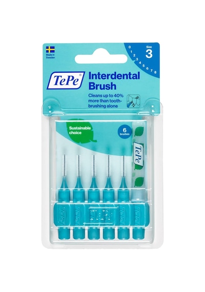0.6 Mm - Mavi Diş Arayüz Fırçası 1 X 6 Adet