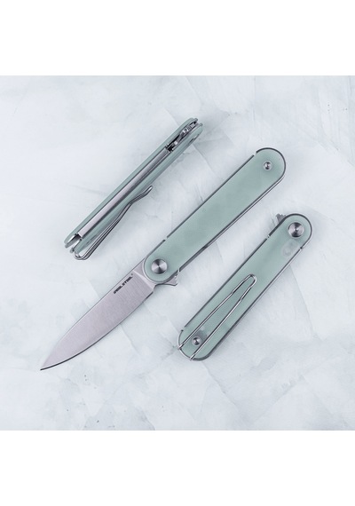 Real Steel Iris Flipper G10 Sap 12c27 Çelik Kamp Çakısı 8061an Kum
