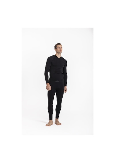 Oıl Company Termal İçlik Üst Uzun kol V Yaka Unisex Pp Seamless Ocp006 001