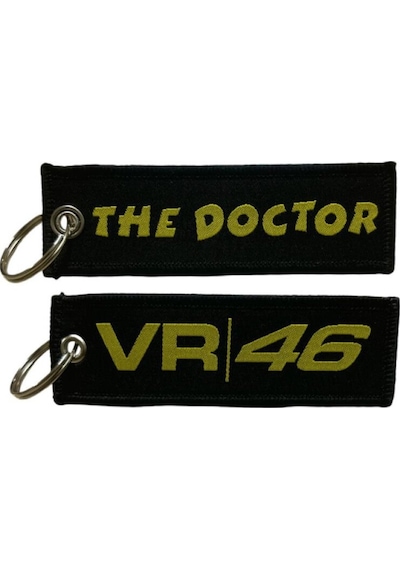 Motosiklet The Doctor 46 Anahtarlık Çift Taraflı Diğer