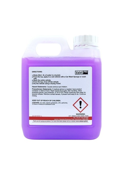 Valet Pro Concentrated Car Wash 1000 Ml 7695839904222