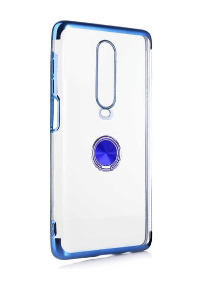 Xiaomi Poco X2 Kılıf Gess Kenarları Renkli Yüzük Aparatlı Kılıf