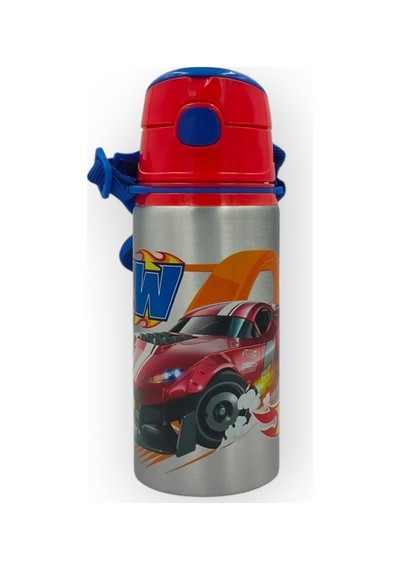 Buyuk Kalem Çantası , Hot Wheelssanslı Özel Koleksiyon Alüminyum Matara Premium Set MAvi