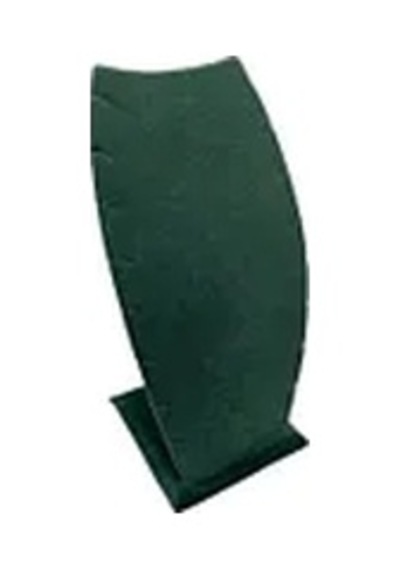 Yerli Üretim Dubai Model Süet Kumaş Yeşil Renk 18/9 Cm Kolye - Zincir Ayaklı Stand Çok Renkli