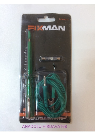 Fixman Oto Test Oto Kontrol Kalemi M136 6 Volt 12 Volt 24 Volt