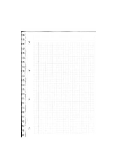 Özkan Defter 160 Yp Spiralli Plastik Kapak Kareli Defter Desen 1
