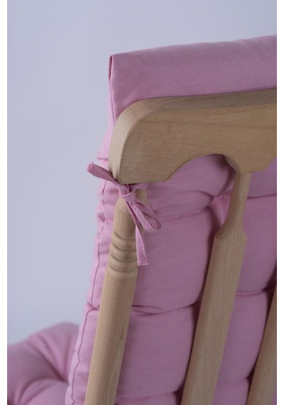 Lüx Sallanan Sandalye Minderi Selen Bağcıklı 120x50cm Sadece Minder Pembe