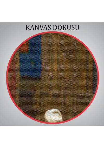 Osman Hamdi Bey'in Halı Tüccarı İsimli Eseri Kanvas Tablo-5123 50 X 70