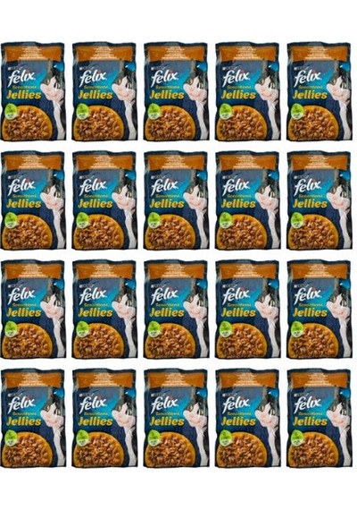 Purina Felix Tavuklu ve Havuçlu Kedi Maması 20 x 85 G