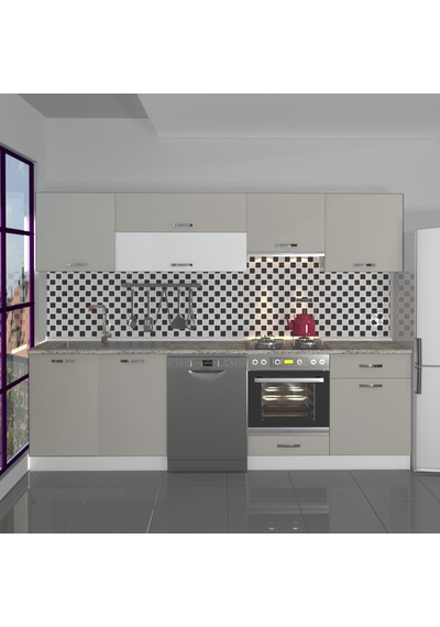 Decoraktiv Elite 280y Ankastre Fırın Modüllü Mdf Hazır Mutfak Dolabı - Tezgah Dahil - Kumtaşı Kum Beji Decoraktiv Elite 280y Ankastre Fırın Modüllü Mdf Hazır Mutfak Dolabı - Tezgah Dahil - Kumtaşı Kum Beji