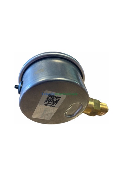 50Mm -760 Mmhg 1 4" Alttan Çıkışlı Gliserinli Vakummetre Pakkens