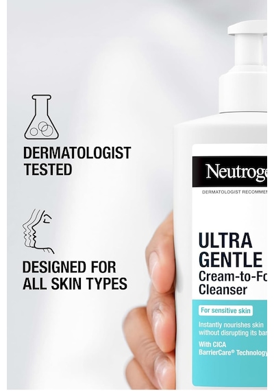 Neutrogena Ultra Gentle Nemlendirici Köpüren Yüz Temizleyici 354ml
