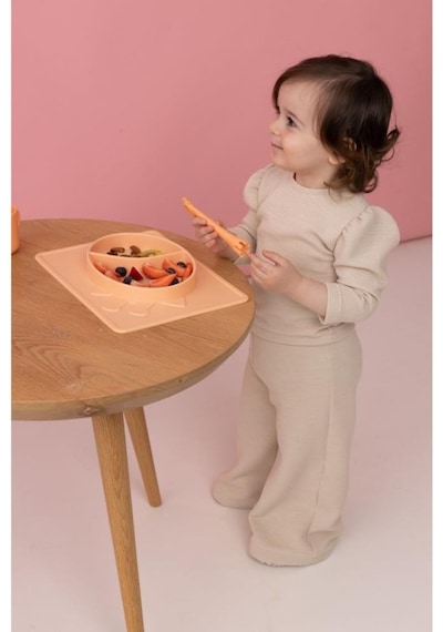 Wee Baby Matlı Tabak-Turuncu
