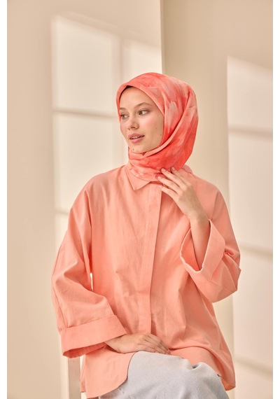 Silk Home Olinda İpek Eşarp 47004-26 Yavruağzı, Pembe, Bordo