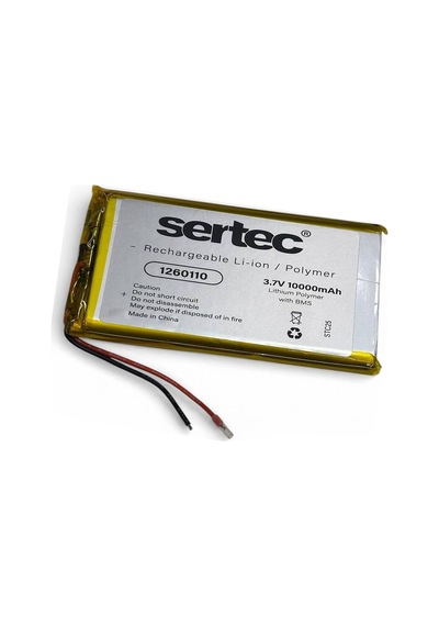 Sertec 1260110 3.7v 10.000mah Li-polymer Pil Devreli/1.5a Evimdeyokyok
