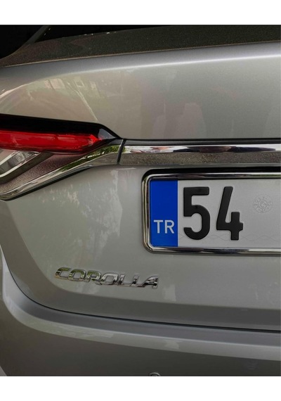 Krom Nikelajlı Oto Plakalık 2 Adet Krom Plakalık