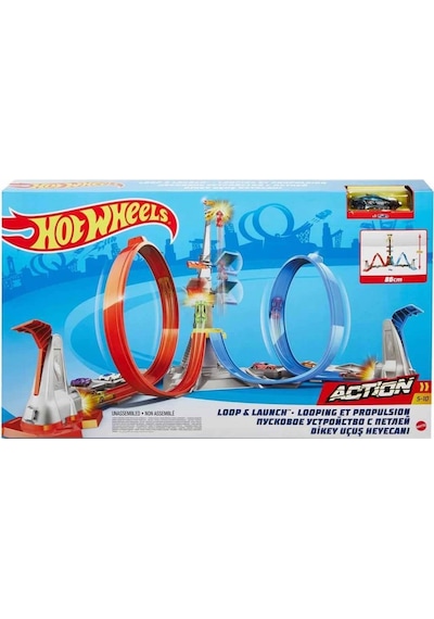 Hotwheels Dikey Uçuş Heyecanı Yarış Seti Grw39