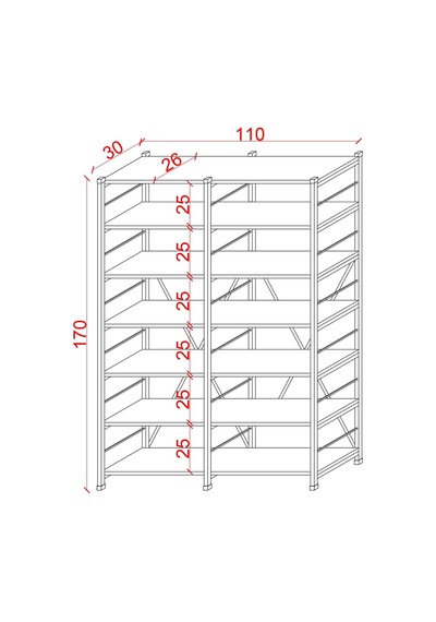 Asra Trend Kül Gri Metalk02 6 Raflı İkili Metal Kitaplık 110 Cm Genişlik Endüstriyel Modern Kütüphane%100 Mdflam Raf Ünitesi Çok Renkli Asra Trend Kül Gri Metalk02 6 Raflı İkili Metal Kitaplık 110 Cm Genişlik Endüstriyel Modern Kütüphane%100 Mdflam Raf Ünitesi Çok Renkli