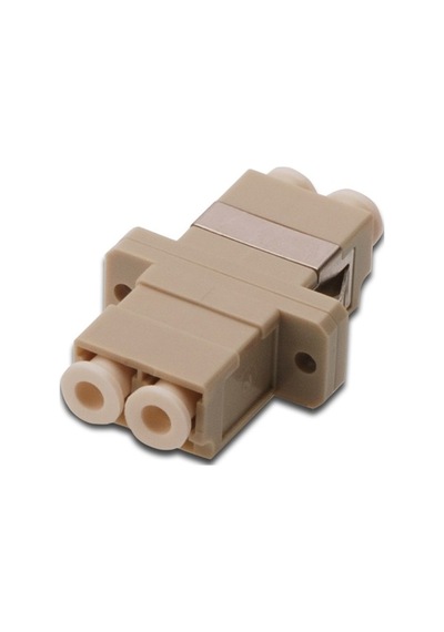 Digitus Lc / Lc Duplex Coupler, Gri Renk, Seramik Sleeve, Plastik Gövde, Multimode, Sabitlemek İçin Vida Dahil-19261