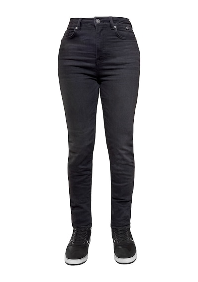 The Biker Jeans Lucy Black Cordura Korumalı Motosiklet Kot Pantolonu Antrasit