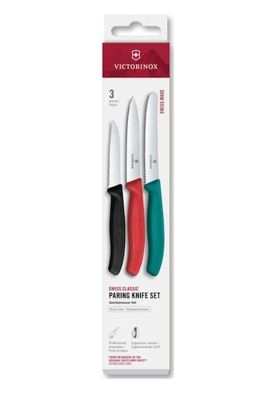 Victorinox Üçlü Soyma Bıçağı Seti 6.7116.34c1 Renkli Kırmızı