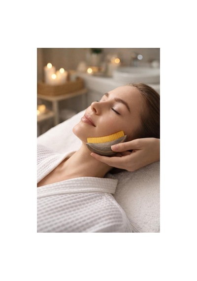 Robeve Lenf Drenaj Masaj Fırçası Yüz, Boyun Ve Çene Hattı Için Ergonomik Tasarım, Yoğun Yumuşak Kıllı Cilt Dostu Masaj Fırçası + Hijyenik Saklama Kutulu, Evde Spa Bakım Aksesuarı