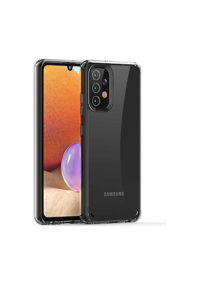 Galaxy A32 4G Kılıf Zore Coss Şeffaf Sert Silikon Kılıf Renksiz