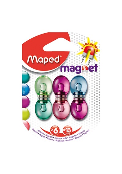 Maped Mıknatıs 13 Mm 6 Lı 517111 Çok Renkli