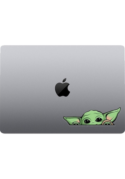 Star Wars Yoda Araba, Motorsiklet, Kask, Laptop,cam Sticker 16x6 Cm