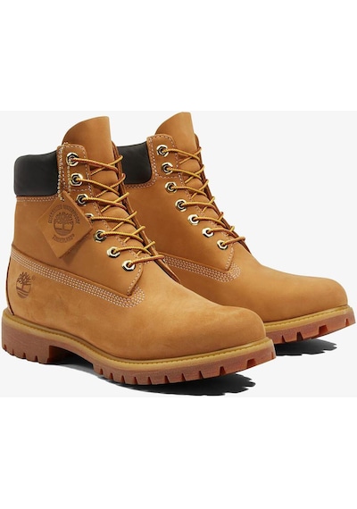 Timberland Premium 6 Inch Lace Up Waterp Erkek Sarı Outdoor Ayakkabı-9004 Sarı
