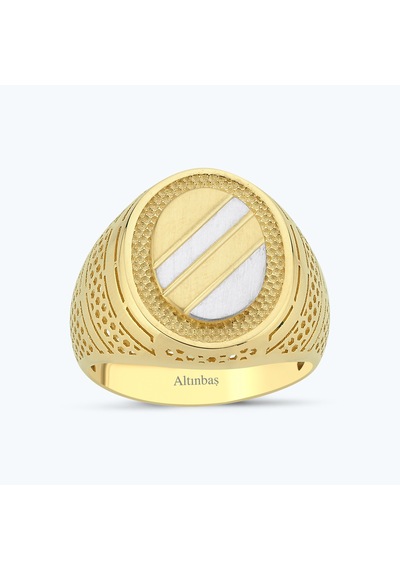 Altınbaş Altın Erkek Yüzük Yzok0179-24708 Renkli