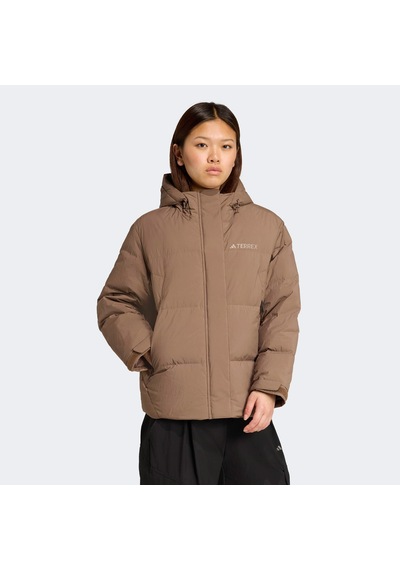 Adidas Multi Climawarm Kadın Kahverengi Yürüyüş Montu Jv8725 Kahverengi