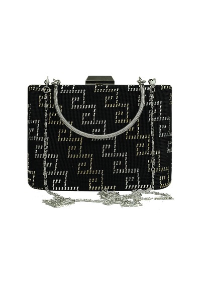 E38 El İşçiliği Tel Kırma Pörtföy Çanta 13x18 Cm-6404 Çok renkli