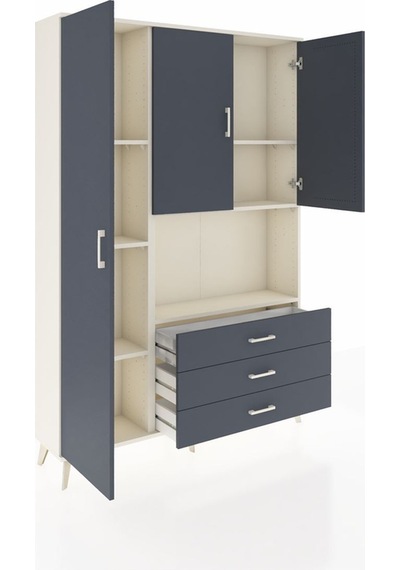 Arges Dolap 6 Raflı 3 Çekmeceli 3 Kapaklı 132x30x195 Aytaşı-antrasit/antrasit Antrasıt/antrasıt Arges Dolap 6 Raflı 3 Çekmeceli 3 Kapaklı 132x30x195 Aytaşı-antrasit/antrasit Antrasıt/antrasıt
