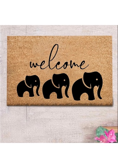 Chilaii Home Koko Kapı Önü Paspası - 40x60 Cm Çok Renkli