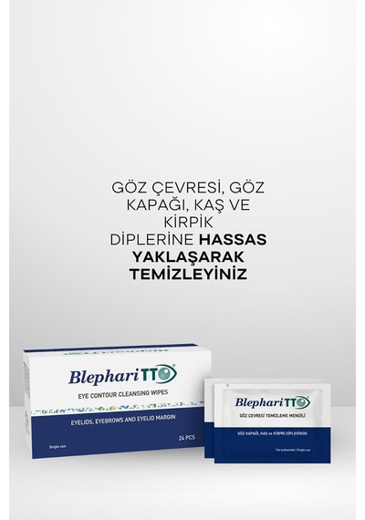 Blefaritto Swab Göz Çevresi Mendili 24'lü Göz Ve Makyaj Temizleme Çay Ağaci Yaği/tea Tree Oil