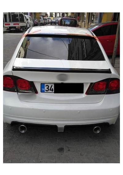 Honda Civic Fd6 Bagaj Üstü Anatomik Spoiler Fd6 Spoyler Rüzgarlık