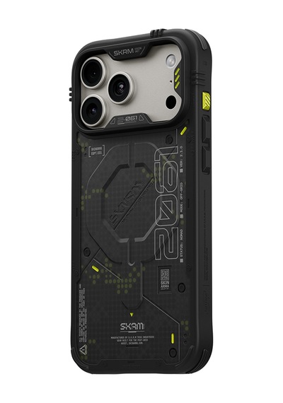 Apple Uyumlu iPhone 18 Pro Max Uyumlu Kılıf M-safe Şarj Özellikli Airbag Tasarımlı Skinarma Vigor Xe Kapak Gri