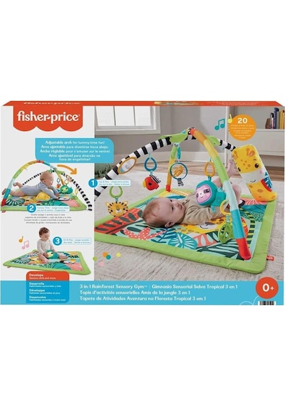 Fisher-Price HJW08 3ü1 Arada Yağmur Ormanı Jimnastik Merkezi