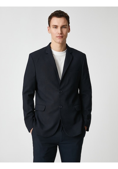 Koton Basic Blazer Ceket Düğmeli Cep Detaylı Lacivert 3wam50026hw 3WAM50026HW704 Lacivert Koton Basic Blazer Ceket Düğmeli Cep Detaylı Lacivert 3wam50026hw 3WAM50026HW704 Lacivert