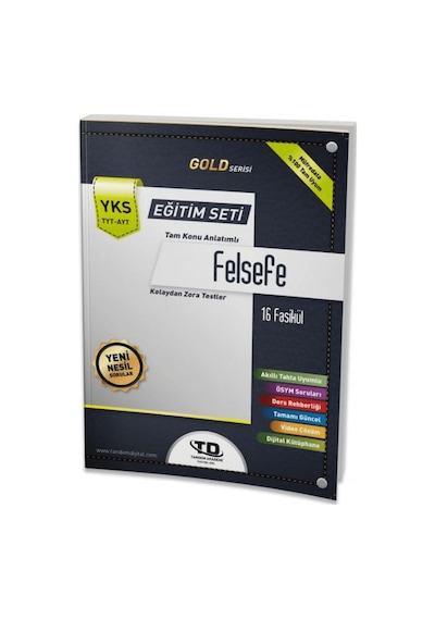 Tyt - Ayt Gold Serisi Felsefe 16 Fasikül Eğitim Seti