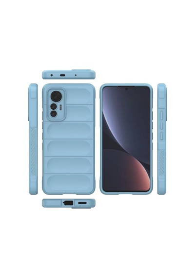 Newface Xiaomi Mi 12 Lite Kılıf Optimum Silikon - Sky Blue Mavi