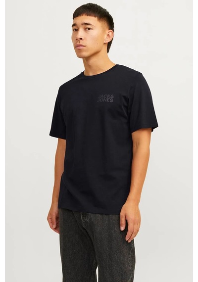 Jack & Jones  Jjecorp Logo Tee Ss O-Neck Noos Erkek  Siyah Tişört