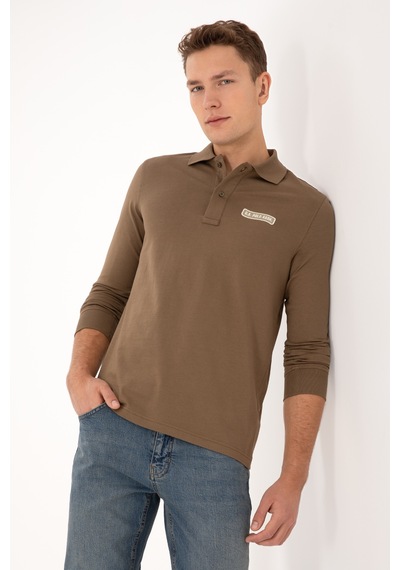 U.s. Polo Assn. Erkek Haki Sweatshirt 50315454-vr027 Hakı