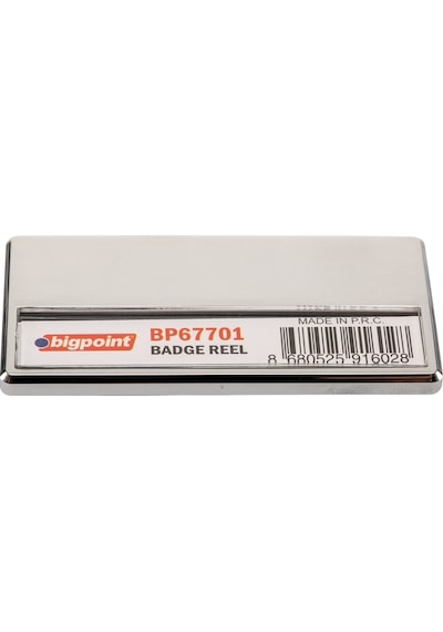 Bigpoint Metal Mıknatıslı İsimlik Silver