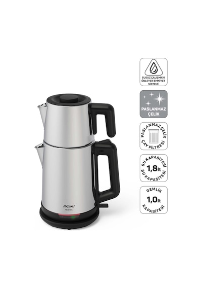 Arzum AR3158 Neosteel 1.8 L Çay Makinesi