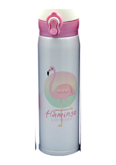 Taros Unick Color Flamingo Çelik Matara 500Ml
