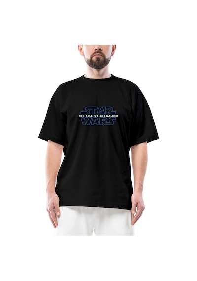 Star Wars The Rise Of Skywalker Oversize Siyah Tişört